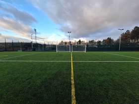 Newly refurbished pitches at Woodbourn Road 